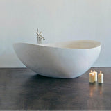 Stone Forest - Papillon Bathtub - Desert Cream Limestone