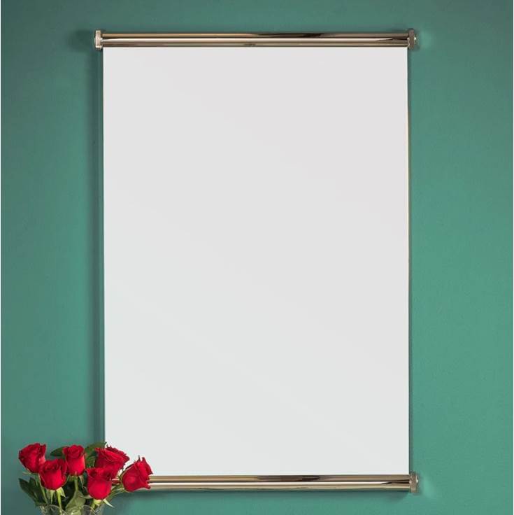 Stone Forest - Facet Elemental Mirror - Polished Nickel