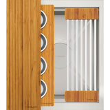 The Galley - Ideal BarStation 18 with Three Tool Bar Kit in Natural Golden Bamboo - Natural Golden Bamboo