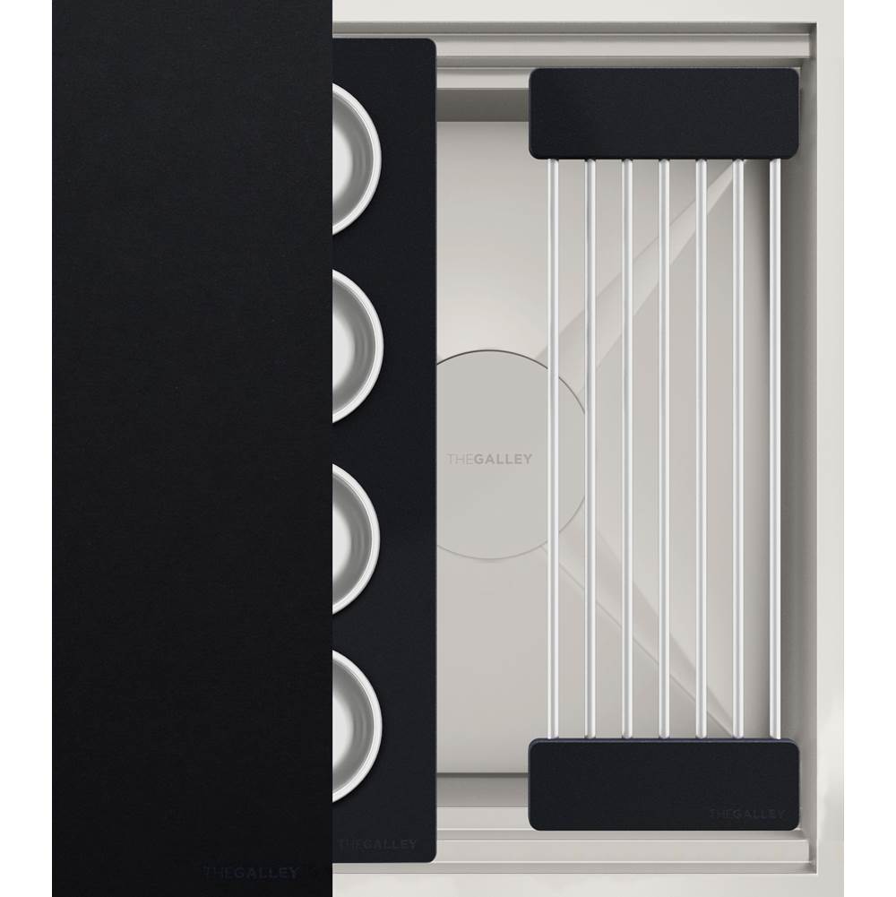 The Galley - Ideal ThinTopE BarStation 18 with Three Tool Bar Kit in Graphite Wood Composite - Graphite Wood Composite