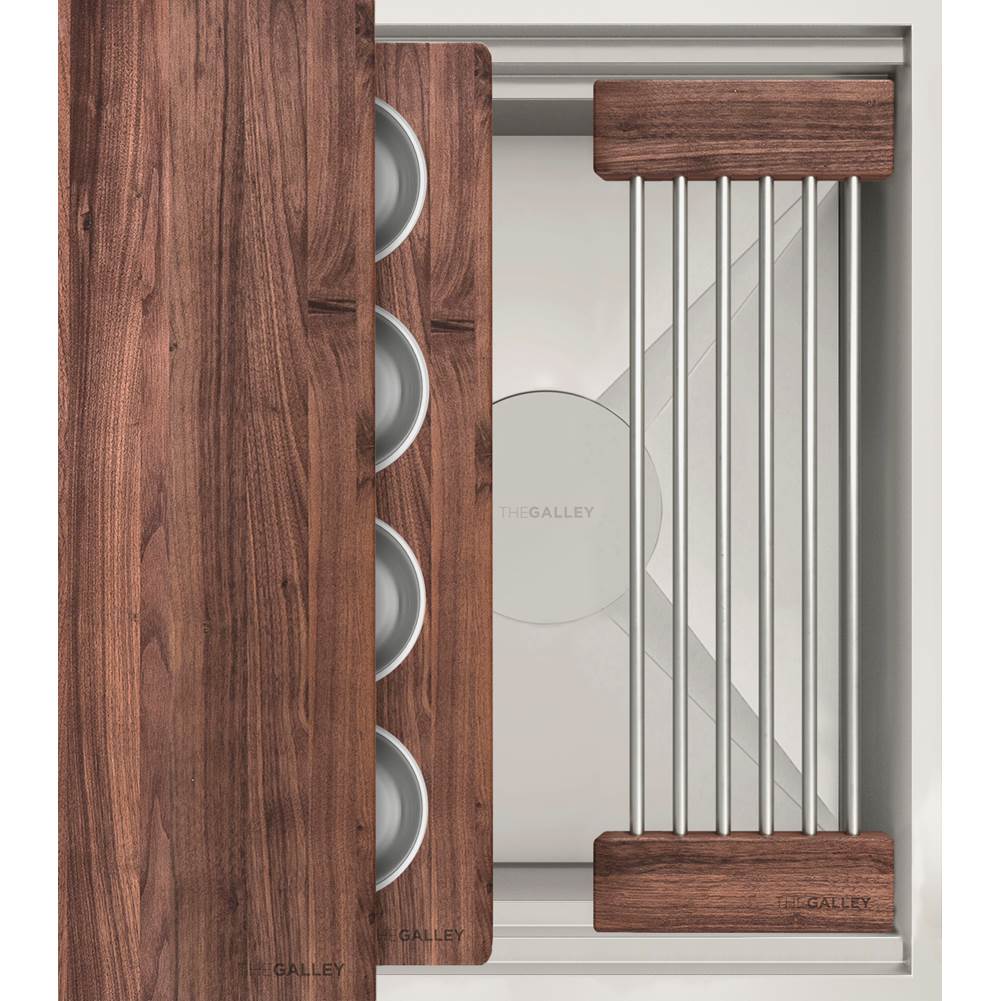 The Galley - Ideal ThinTopE BarStation 18 with Three Tool Bar Kit in American Black Walnut - American Black Walnut
