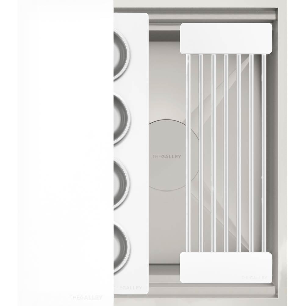 The Galley - Ideal ThinTopE BarStation 18 with Three Tool Bar Kit in Designer White Resin - Designer White Resin