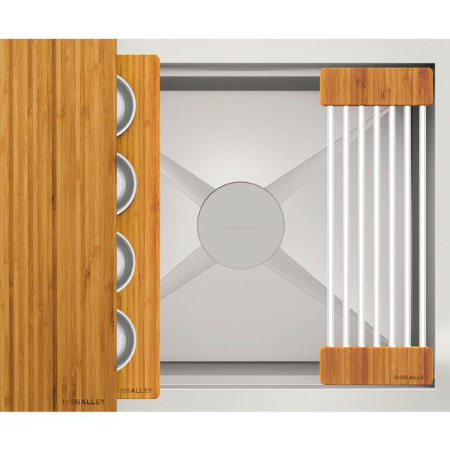 The Galley - Ideal BarStation 2 with Three Tool Bar Kit in Natural Golden Bamboo - Natural Golden Bamboo