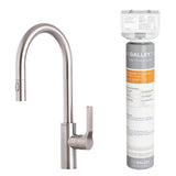 The Galley - Ideal BarTap High Flow in Matte Stainless Steel and Water Filtration System - Matte Stainless Steel
