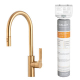 The Galley - Ideal BarTap High Flow in PVD Brushed Gold Stainless Steel and Water Filtration System - PVD Brushed Gold