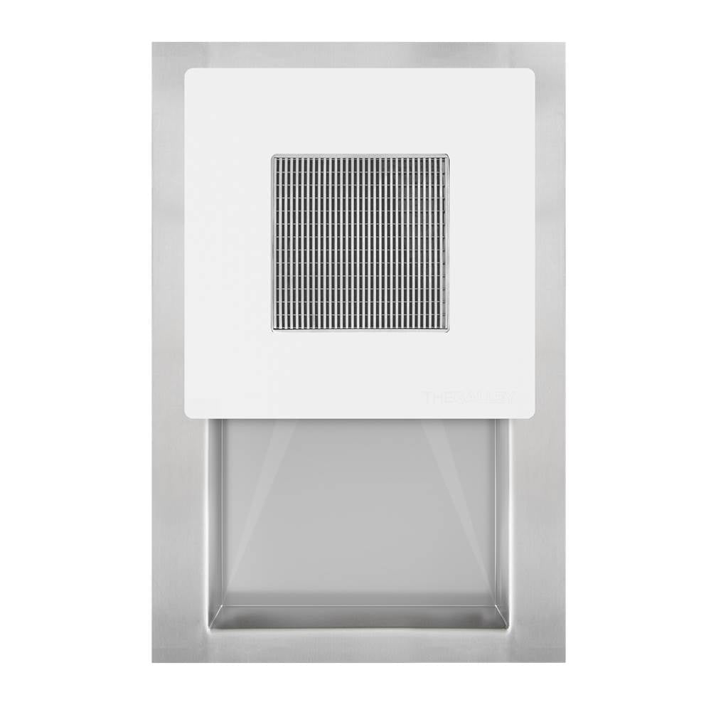 The Galley - Ideal HydroStationE with HydroPlate in Designer White Resin - Designer White Resin