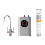 The Galley - Ideal Hot & Cold Tap in Polished Stainless Steel, Ideal Digital Hot Water TankE and Water Filtration System - Polished Stainless Steel