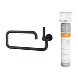 The Galley - Ideal Pot Filler Tap in PVD Satin Black Stainless Steel and Water Filtration System - PVD Satin Black