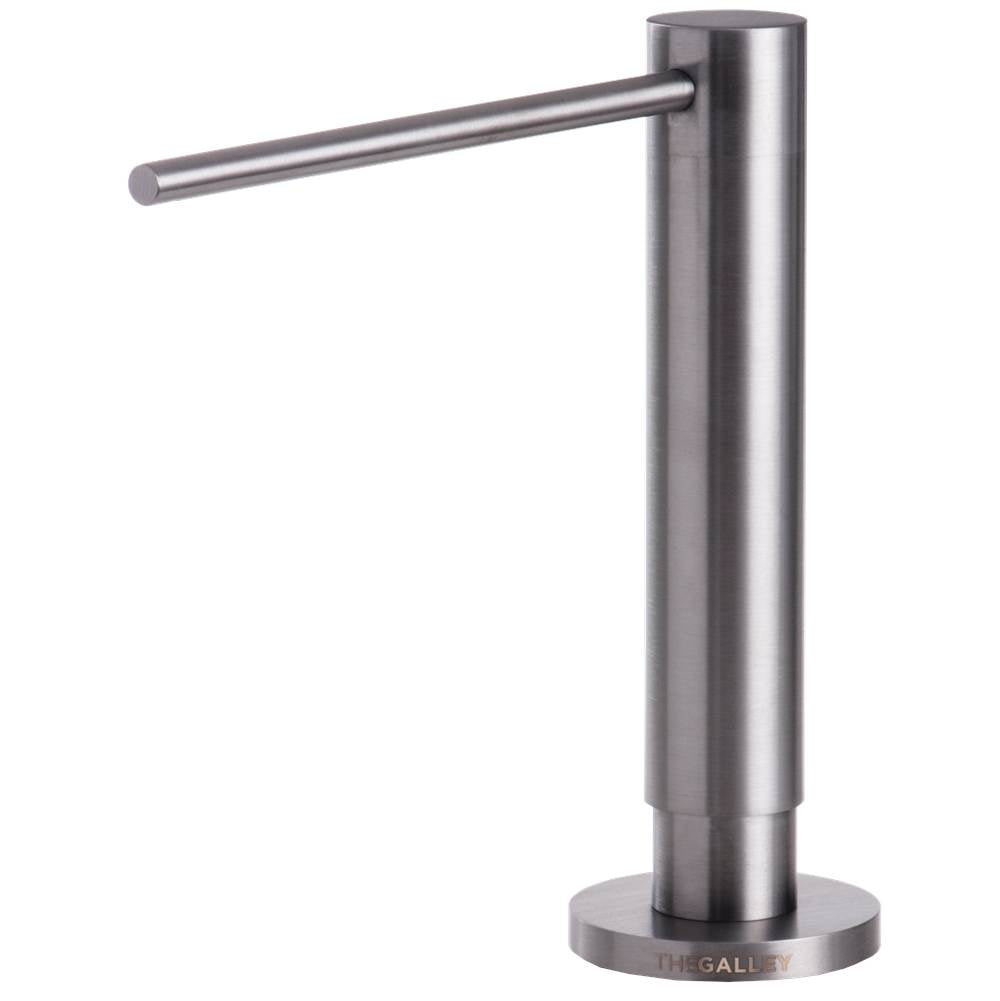 The Galley - Ideal Soap Dispenser in PVD Gun Metal GrayE Finish Stainless Steel - PVD Gun Metal Gray