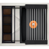 The Galley - Ideal WashStationE 2C with Four Tool Wash Kit in Graphite Wood Composite / Graphite Resin+ - Graphite Wood Composite