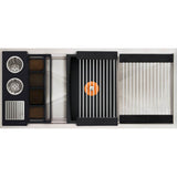 The Galley - Ideal WashStationE 30S + 12'' DryDock Drain Side, Four Tool Wash Kit, One DryDock Tool in Graphite Wood Composite / Graphite Resin+ - Graphite Wood Composite