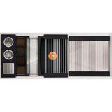 The Galley - Ideal WashStationE 30S + 18'' DryDock Drain Side, Four Tool Wash Kit, One DryDock Tool in Graphite Wood Composite / Graphite Resin+ - Graphite Wood Composite