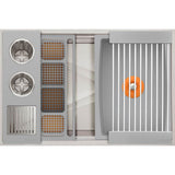 The Galley - Ideal WashStationE 30S with Four Tool Wash Kit in Exclusive Gray Resin / Resin+ - Exclusive Gray Resin
