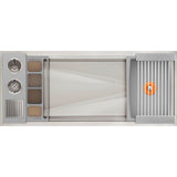 The Galley - Ideal WashStationE 4S with Four Tool Wash Kit in Exclusive Gray Resin / Resin+ - Exclusive Gray Resin