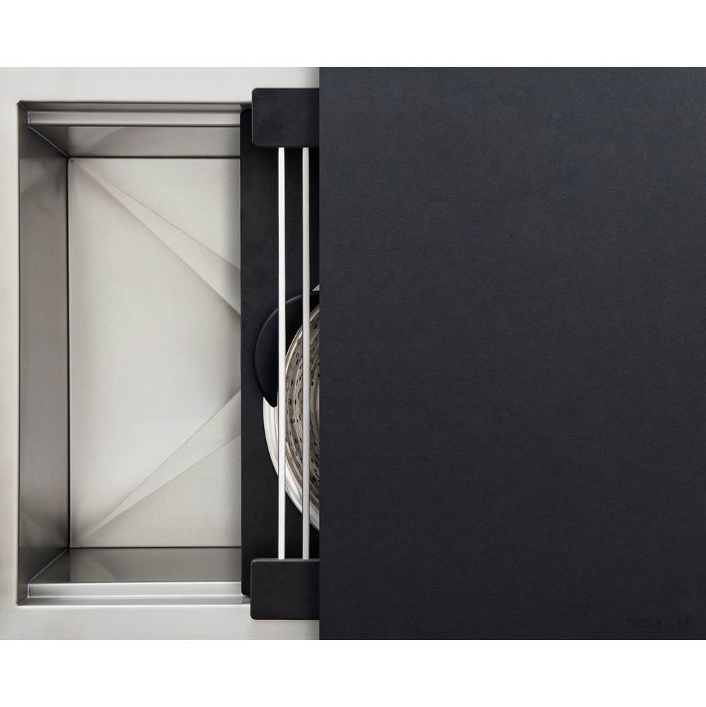 The Galley - Ideal Workstation 2C with Five Tool Culinary Kit in Graphite Wood Composite - Graphite Wood Composite