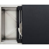 The Galley - Ideal Workstation 2C with Five Tool Culinary Kit in Graphite Wood Composite - Graphite Wood Composite