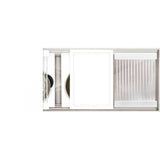 The Galley - Ideal ThinTopE Workstation 3S + 12'' DryDock Drain Side, Five Tool Culinary Kit, One DryDock Tool in Designer White Resin - Designer White Resin