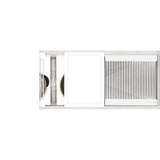 The Galley - Ideal Workstation 3S + 18'' DryDock Drain Side, Five Tool Culinary Kit, One DryDock Tool in Designer White Resin - Designer White Resin