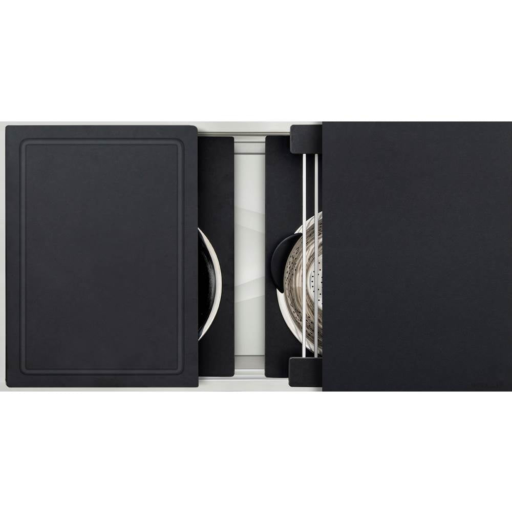 The Galley - Ideal Workstation 3S with Five Tool Culinary Kit in Graphite Wood Composite - Graphite Wood Composite