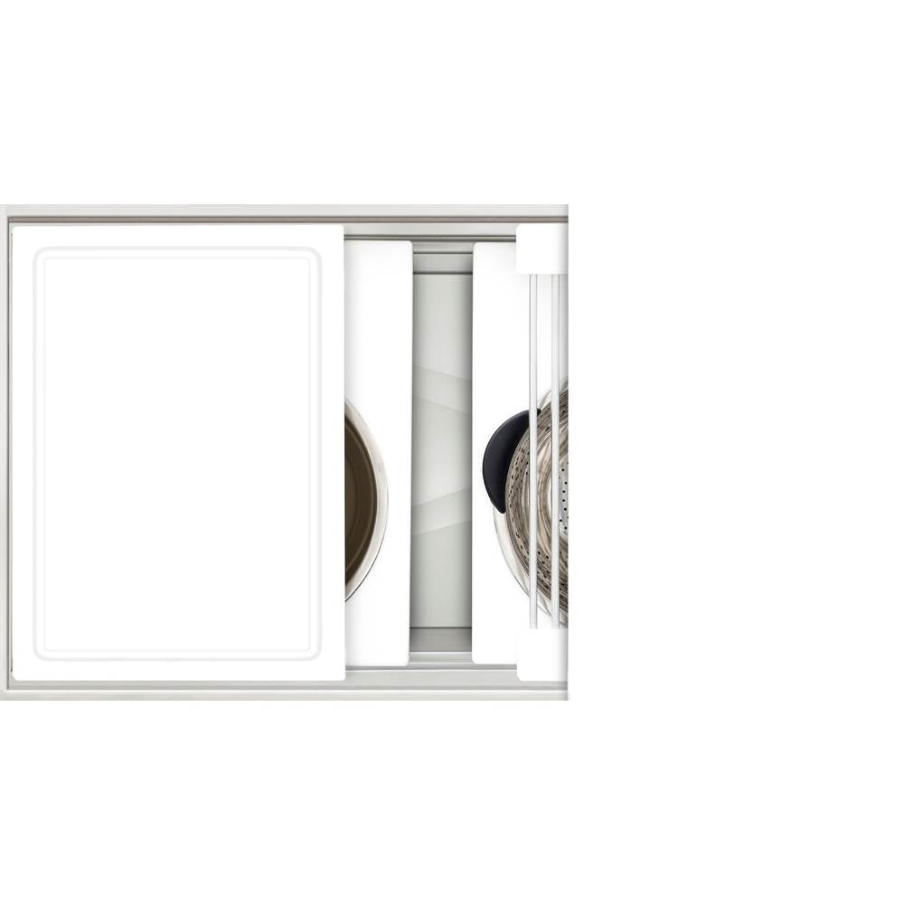 The Galley - Ideal ThinTopE Workstation 3S with Five Tool Culinary Kit in Designer White Resin - Designer White Resin