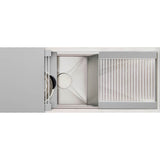 The Galley - Ideal Workstation 30S + 18'' DryDock Drain Side, Five Tool Culinary Kit, One DryDock Tool in Exclusive Gray Resin - Exclusive Gray Resin
