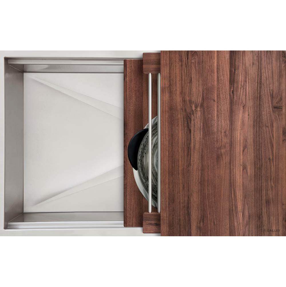 The Galley - Ideal Workstation 30S with Five Tool Culinary Kit in American Black Walnut - American Black Walnut