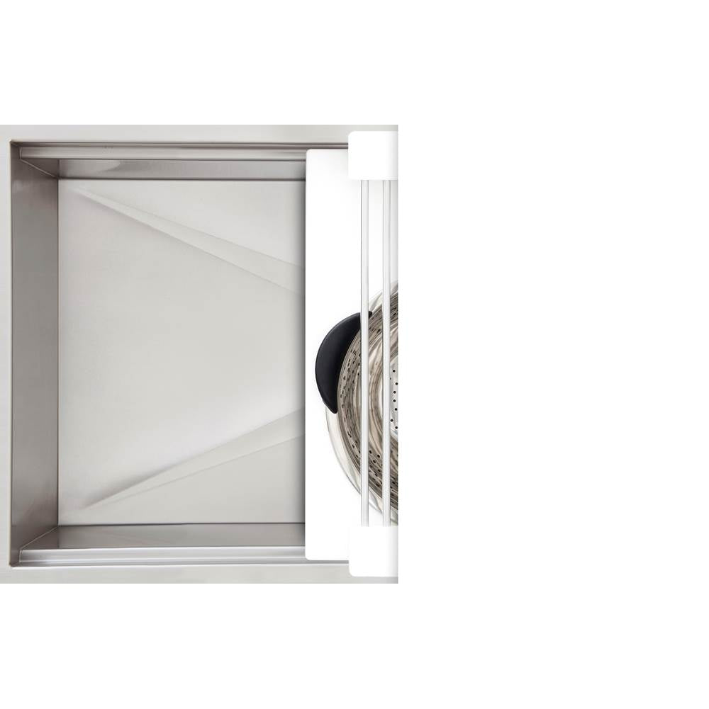 The Galley - Ideal Workstation 30S with Five Tool Culinary Kit in Designer White Resin - Designer White Resin