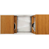 The Galley - Ideal Workstation 4S with Five Tool Culinary Kit in Natural Golden Bamboo - Natural Golden Bamboo