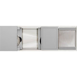 The Galley - Ideal Workstation 4S + 12'' DryDock Drain Side, Five Tool Culinary Kit, One DryDock Tool in Exclusive Gray Resin - Exclusive Gray Resin