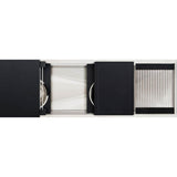 The Galley - Ideal Workstation 4S + 12'' DryDock Drain Side, Five Tool Culinary Kit, One DryDock Tool in Graphite Wood Composite - Graphite Wood Composite