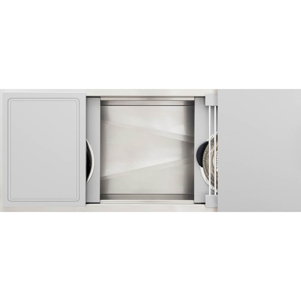 The Galley - Ideal Workstation 4S with Five Tool Culinary Kit in Exclusive Gray Resin - Exclusive Gray Resin
