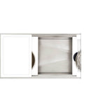 The Galley - Ideal ThinTopE Workstation 4S with Five Tool Culinary Kit in Designer White Resin - Designer White Resin