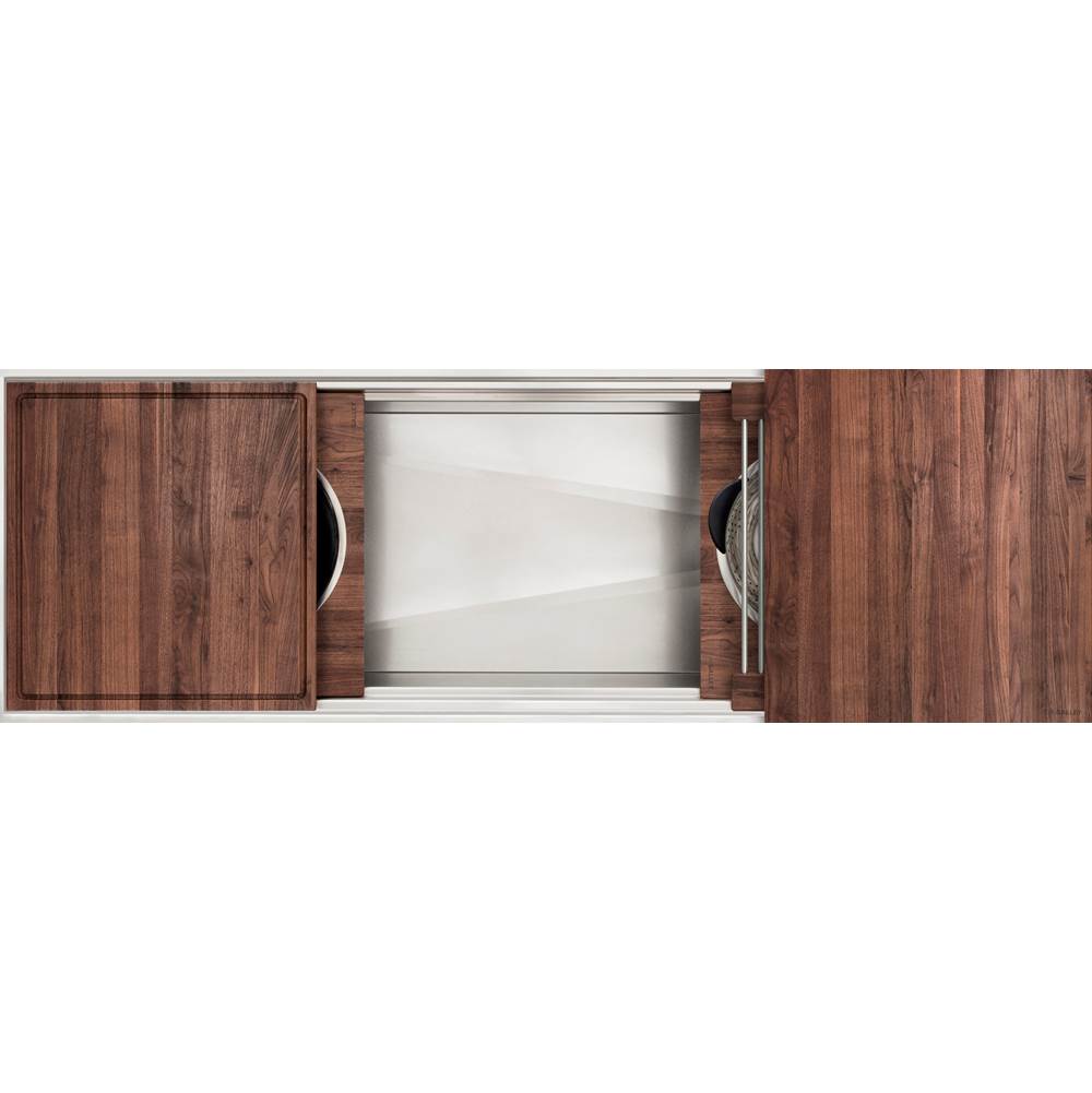 The Galley - Ideal ThinTopE Workstation 5S with Eight Tool Culinary Kit in American Black Walnut - American Black Walnut