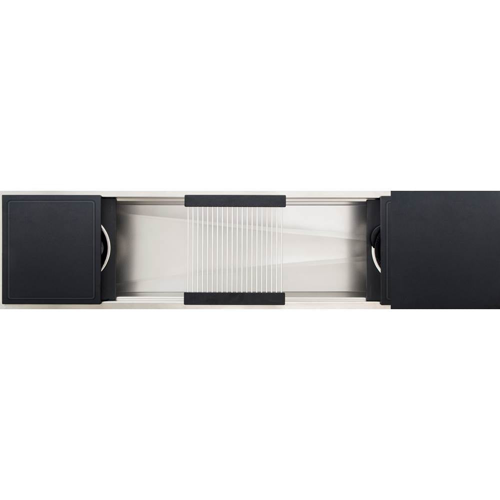 The Galley - Ideal Workstation 7S with Eight Tool Culinary Kit in Graphite Wood Composite - Graphite Wood Composite