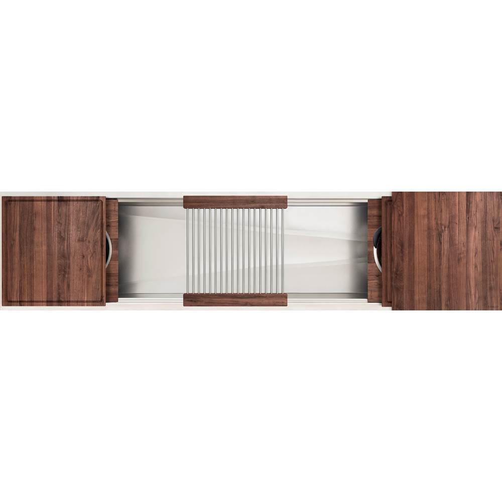 The Galley - Ideal Workstation 7S with Eight Tool Culinary Kit in American Black Walnut - American Black Walnut