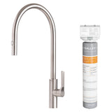 The Galley - Ideal Tap High Flow in Matte Stainless Steel and Water Filtration System - Matte Stainless Steel