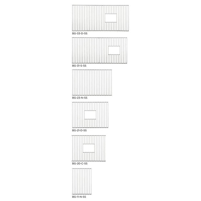 The Galley - Bottom Grate Section 23-1/2'' x 15-1/2'' for IWS 5S, 6S, 7S, IWW 7D in Stainless Steel - Stainless Steel