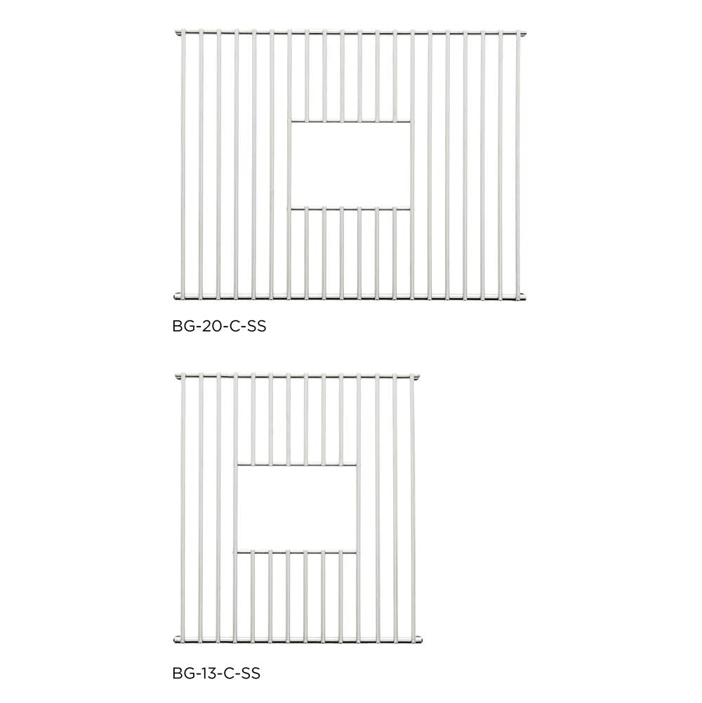 The Galley - Bottom Grate Section 20'' x 15-1/2'' for IWS 2C, IWA 2C, 4D, IWW 4D, 5D, 6D, 7D, IBS 2C in Stainless Steel - Stainless Steel