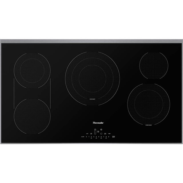 Thermador - Electric Cooktop, 36'', Touch Control, Stainless Steel Frame