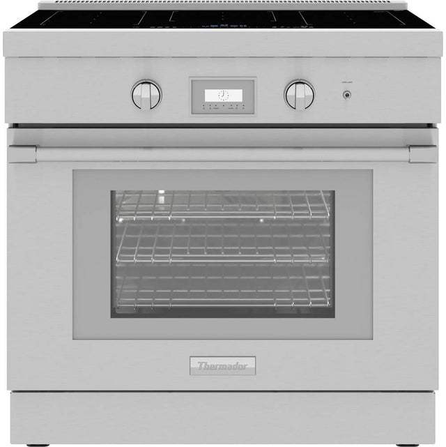 Thermador - Liberty Induction Professional Range 36'' Pro Harmony Standard Depth Stainless Steel