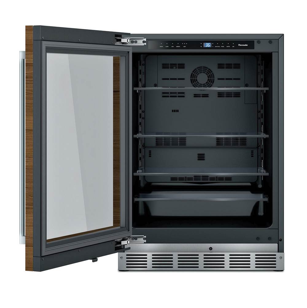 Thermador - Glass Door Refrigeration - Stainless steel