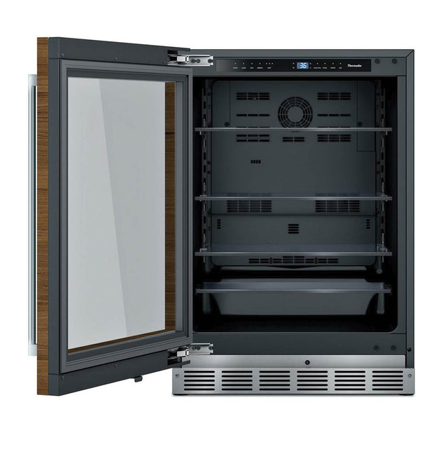 Thermador - Glass Door Refrigeration - Stainless steel
