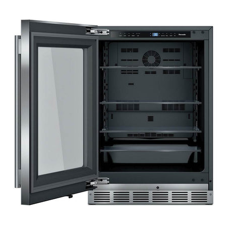 Thermador - Glass Door Refrigeration - Stainless steel