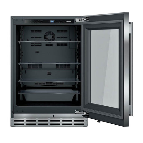 Thermador - Glass Door Refrigeration - Stainless steel