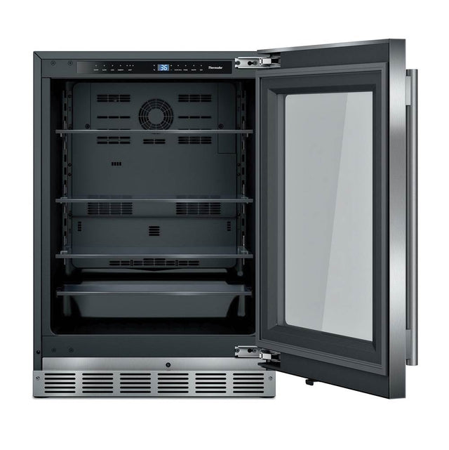 Thermador - Glass Door Refrigeration - Stainless steel