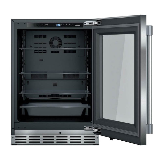 Thermador - Glass Door Refrigeration - Stainless steel