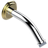 THG - Horizontal Shower Arm, 45°, Lg: 4'' 3/4 - Chrome Polished Gold Polished