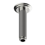 THG - Vertical Shower Arm Ceiling Mounted 1/2'' Connection - Matt Nickel American Satin