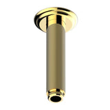 THG - Vertical Shower Arm Ceiling Mounted 1/2'' Connection - Gold Polished