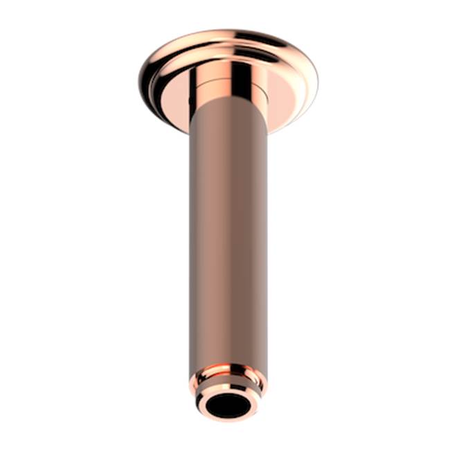 THG - Vertical Shower Arm Ceiling Mounted 1/2'' Connection - Blush PVD